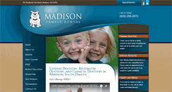 Desktop Screenshot of madisonfamdental.com